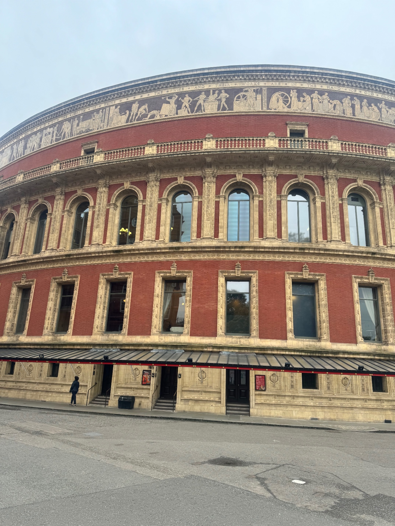 The Royal Albert Hall façade — one of the landmark venues on the London programme